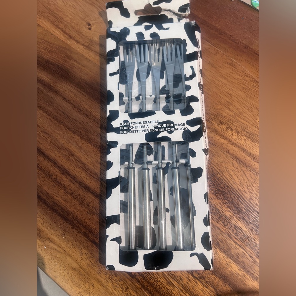 NWT Switzerland Fondue Fork Set - Stainless steel